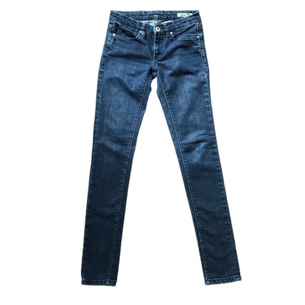BLANKNYC Women's Cotton Blend 31"‎ Inseam Dark Wash Skinny Jeans Size 25